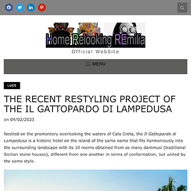 Home Relooking Remilia - The recent restyling project of the Il Gattopardo di Lampedusa