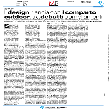 MFF - Il design rilancia con il comparto outdoor, tra debutti e ampliamenti