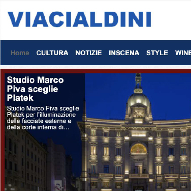 Rivista ViaCialdini - Studio Marco Piva sceglie Platek