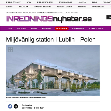 InredningsNyheter - Milijövanlig station i Lublin - Polen